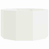 Fioriera Bianco 90 x 90 x 50 cm Acciaio
