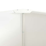 Fioriera Bianco 60 x 60 x 50 cm Acciaio