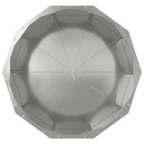 Fioriera Argento 60 x 60 x 50 cm Acciaio zincato