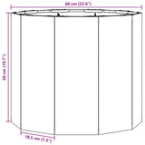 Fioriera Ruggine 60 x 60 x 50 cm