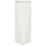 Fioriera Bianco 30 x 30 x 75 cm Acciaio