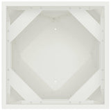 Fioriera Bianco 30 x 30 x 75 cm Acciaio