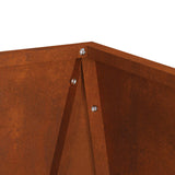 Fioriera 2 pcs Ruggine 30 x 30 x 75 cm