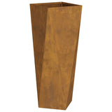 Fioriera 2 pcs Ruggine 30 x 30 x 75 cm