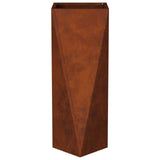 Fioriera 2 pcs Ruggine 30 x 30 x 75 cm