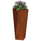 Fioriera 2 pcs Ruggine 30 x 30 x 75 cm