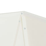 Fioriera Bianco 50 x 50 x 75 cm Acciaio