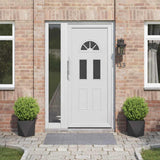 Fioriera 2 pcs Nero 30 x 30 x 30 cm Acciaio