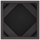 Fioriera 2 pcs Nero 30 x 30 x 30 cm Acciaio