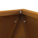 Fioriera 2 pcs Ruggine 30 x 30 x 30 cm