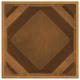 Fioriera 2 pcs Ruggine 50 x 50 x 50 cm