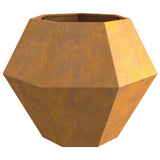 Fioriera 2 pcs Ruggine 100 x 100 x 80 cm