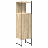 Set di mobili per il bagno con lo scaffale 4 pcs Rovere Sonoma