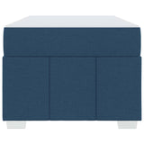Struttura del letto con materasso Blu 120 x 190 cm Tessuto