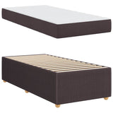 Struttura del letto Marrone Scuro 80 x 200 cm Tessuto
