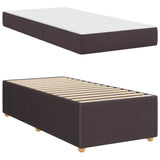 Struttura del letto Marrone Scuro 80 x 200 cm Tessuto