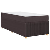 Struttura del letto Marrone Scuro 80 x 200 cm Tessuto