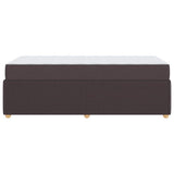 Struttura del letto Marrone Scuro 80 x 200 cm Tessuto