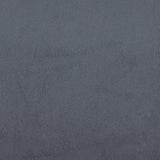 Struttura del letto Grigio scuro 100 x 200 cm Tessuto