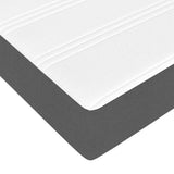 Struttura del letto Grigio scuro 120 x 200 cm Tessuto