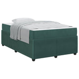 Struttura del letto Verde Scuro 120 x 200 cm Tessuto