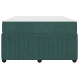 Struttura del letto Verde Scuro 120 x 200 cm Tessuto