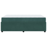 Struttura del letto Verde Scuro 120 x 200 cm Tessuto