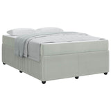 Struttura del letto Grigio chiaro 160 x 200 cm Tessuto