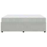 Struttura del letto Grigio chiaro 160 x 200 cm Tessuto