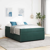 Struttura del letto Verde Scuro 160 x 200 cm Tessuto
