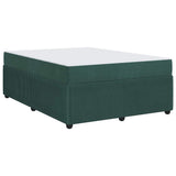 Struttura del letto Verde Scuro 160 x 200 cm Tessuto