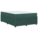 Struttura del letto Verde Scuro 160 x 200 cm Tessuto