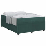 Struttura del letto Verde Scuro 160 x 200 cm Tessuto