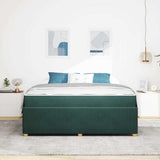 Struttura del letto Verde Scuro 180 x 200 cm Tessuto