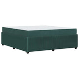 Struttura del letto Verde Scuro 180 x 200 cm Tessuto