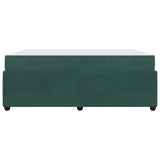 Struttura del letto Verde Scuro 180 x 200 cm Tessuto