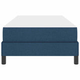 Letto a molle con materasso Blu 80 x 200 cm Tessuto