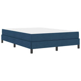 Letto a molle con materasso Blu 140 x 190 cm Tessuto