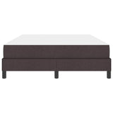 Letto a molle con materasso Marrone Scuro 160 x 200 cm Tessuto