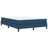 Letto a molle con materasso Blu 160 x 200 cm Tessuto