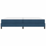 Letto a molle con materasso Blu 200 x 200 cm Tessuto