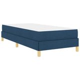 Letto a molle Blu 80 x 200 cm Tessuto