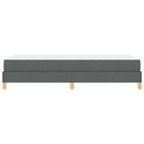 Letto a molle Grigio scuro 90 x 200 cm Tessuto