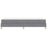 Letto a molle Grigio chiaro 100 x 200 cm Tessuto
