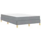 Letto a molle Grigio chiaro 120 x 190 cm Tessuto