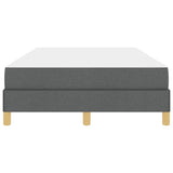Letto a molle Grigio scuro 120 x 190 cm Tessuto