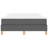 Letto a molle Grigio scuro 120 x 190 cm Tessuto
