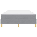 Letto a molle Grigio chiaro 120 x 200 cm Tessuto