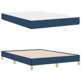Letto a molle con materasso Blu 140 x 190 cm Tessuto