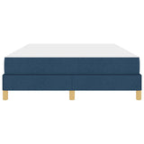 Letto a molle con materasso Blu 140 x 190 cm Tessuto